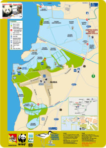 Salina Calcara di Trapani e Paceco - Mappa Saline