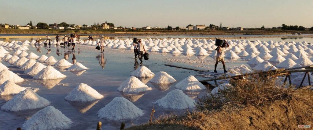 Salina Calcara di Trapani e Paceco - Addetti alla salicoltura