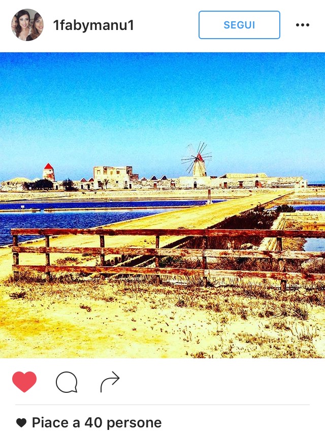 Salina Calcara di Trapani - Foto dei turisti sui social